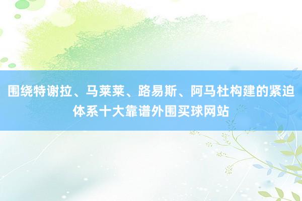 围绕特谢拉、马莱莱、路易斯、阿马杜构建的紧迫体系十大靠谱外围买球网站