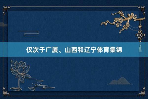 仅次于广厦、山西和辽宁体育集锦