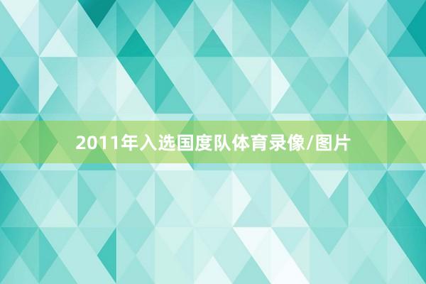 2011年入选国度队体育录像/图片